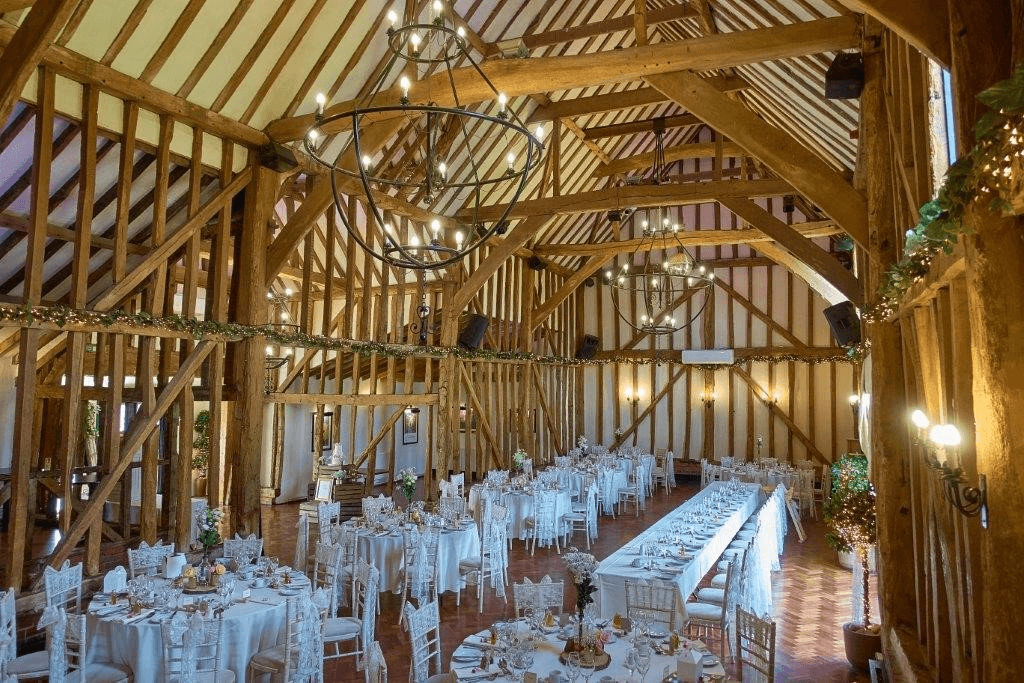 Baronial Hall wedding in October