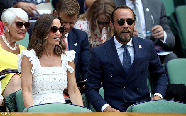 Pippa Matthews and brother James Middleton