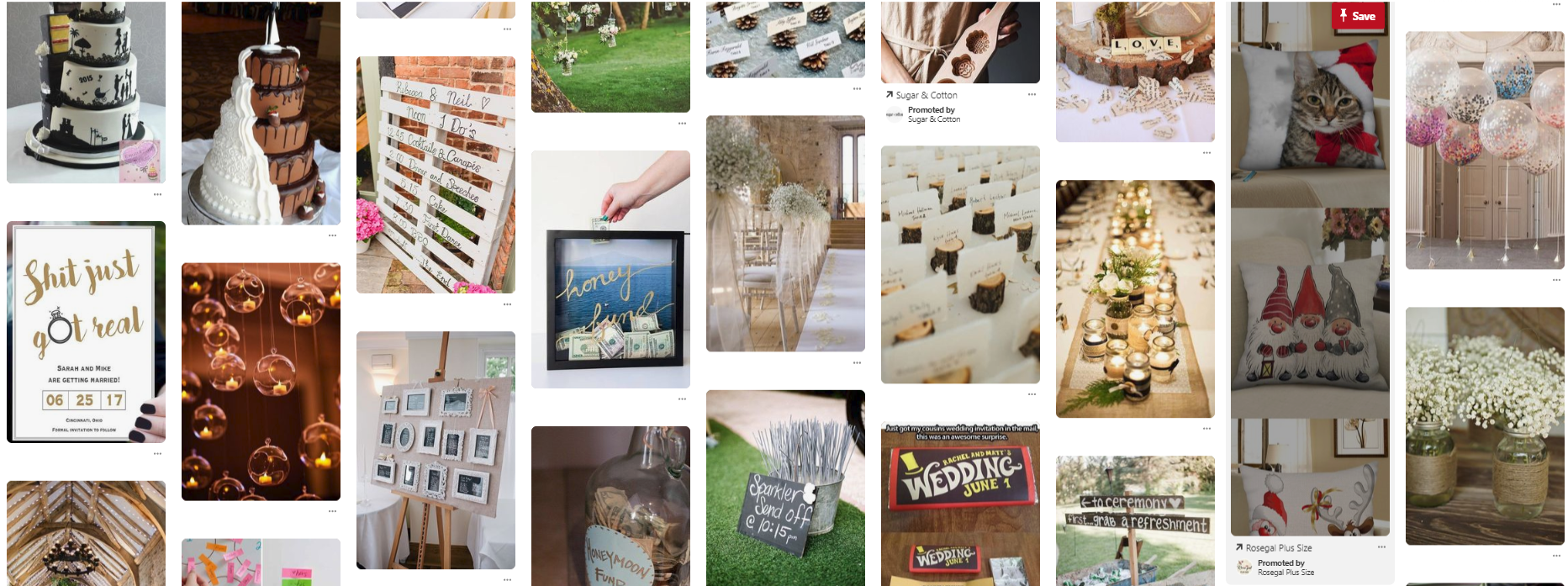 Pinterest wedding ideas