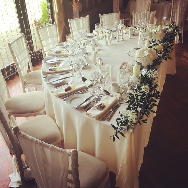 Wedding table set