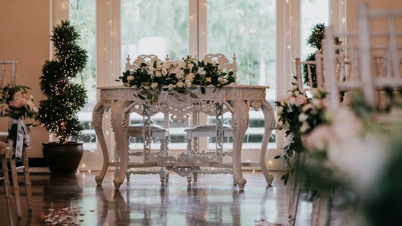 Ceremony Table at Crondon Park