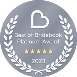 Best of Bridebook Platinum Award 2023